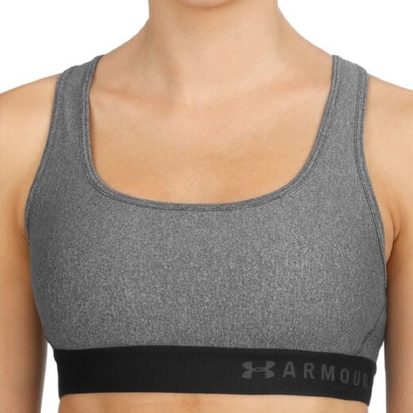 Under Armour Mid Crossback Heather Sports Bras Women Size XL - Picture 2 of 12